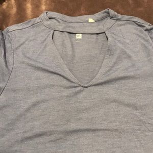 periwinkle cut out top